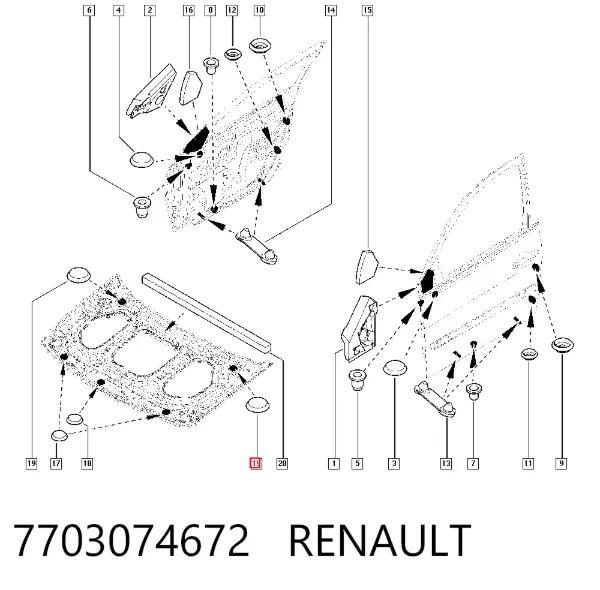  7703074672 Renault (RVI)