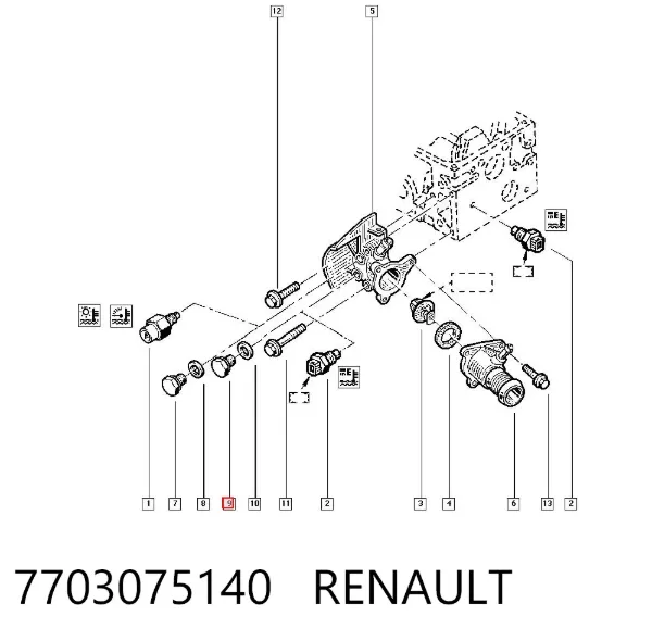  7703075140 Renault (RVI)
