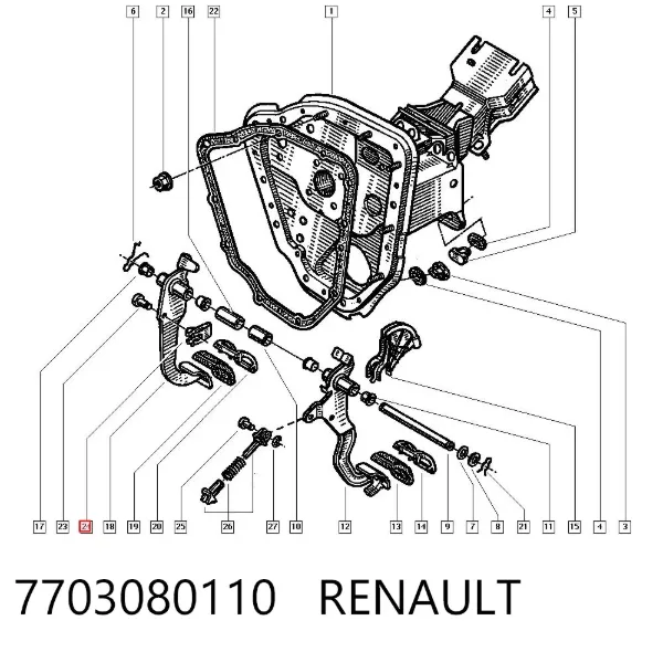 Servofreno 7703080110 Renault (RVI)