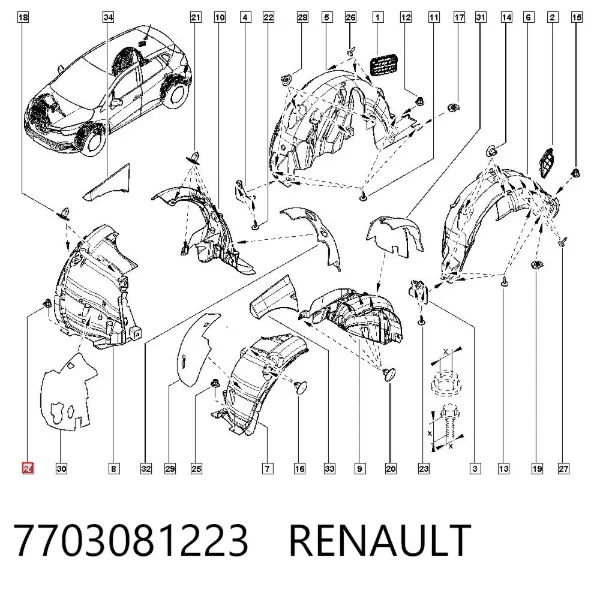  7703081223 Renault (RVI)