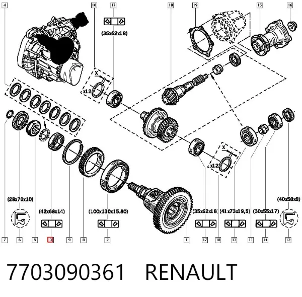  7703090361 Renault (RVI)