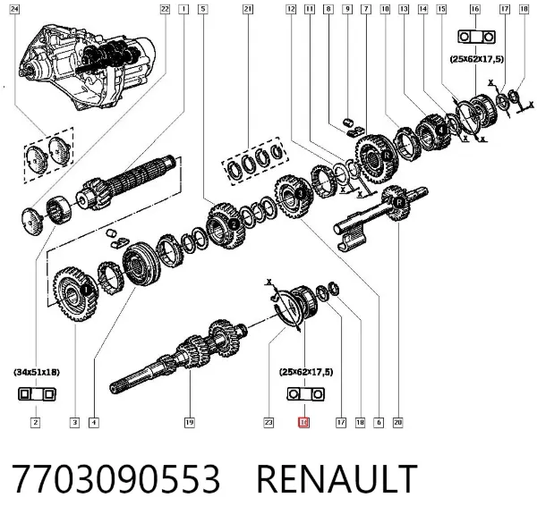  7703090553 Renault (RVI)
