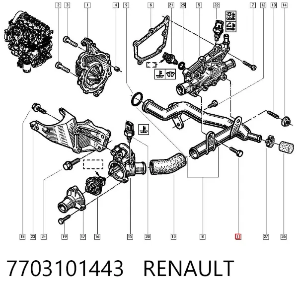  7703101443 Renault (RVI)