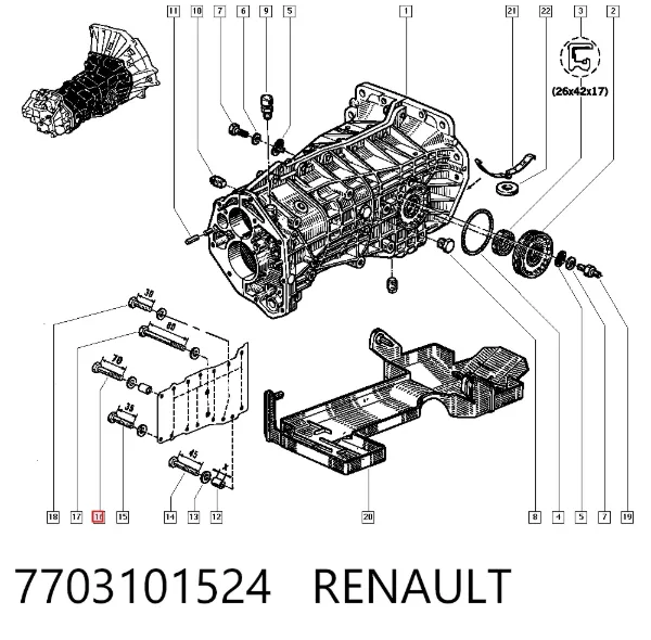  7703101524 Renault (RVI)