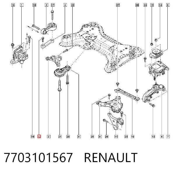  7703101567 Renault (RVI)