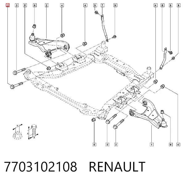  7703102108 Renault (RVI)