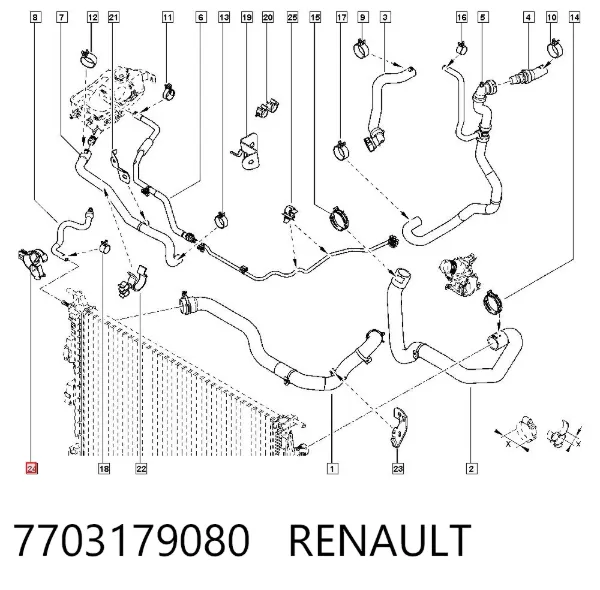  7703179080 Renault (RVI)