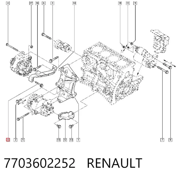  7703602252 Renault (RVI)
