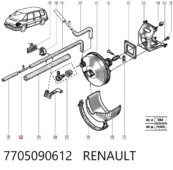  7705090612 Renault (RVI)