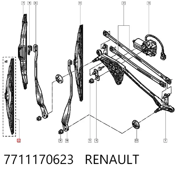  7711170623 Renault (RVI)