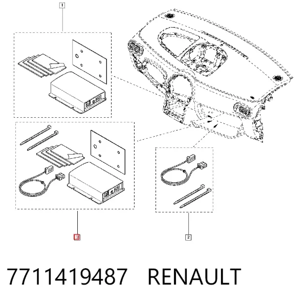 Concentrador USB 7711423607 Nissan/Infiniti