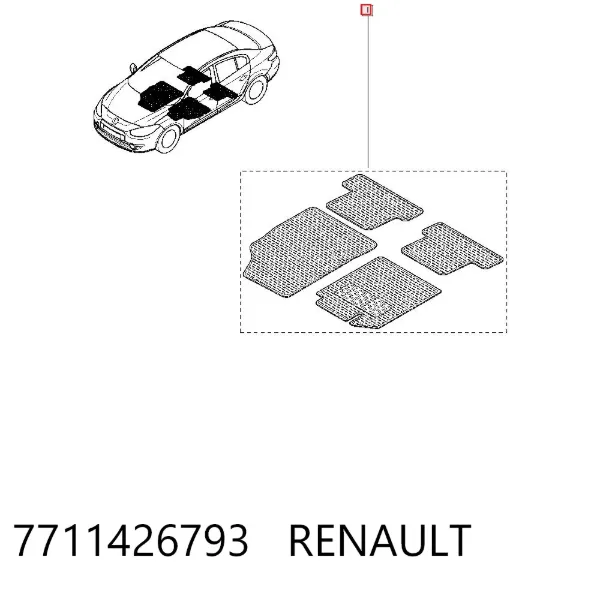 Alfombrillas Renault Fluence L3