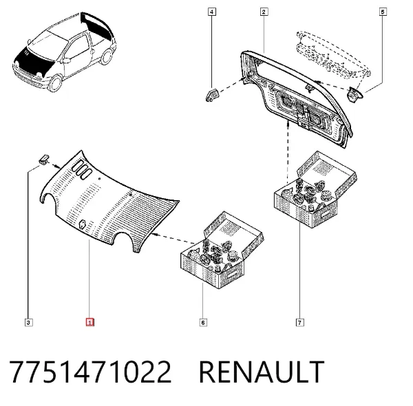 Capó 7751471022 Renault (RVI)