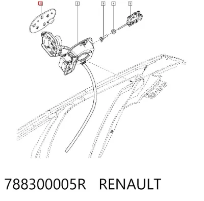Tapa del depósito de combustible RENAULT 788300005R