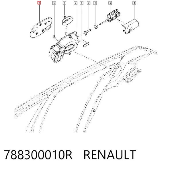 Tapa de la gasolina 788300010R Renault (RVI)