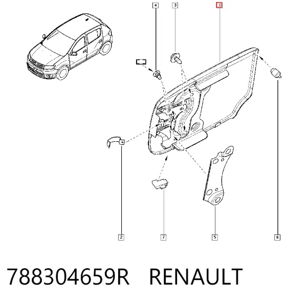 Tapa de la gasolina Renault LOGAN II