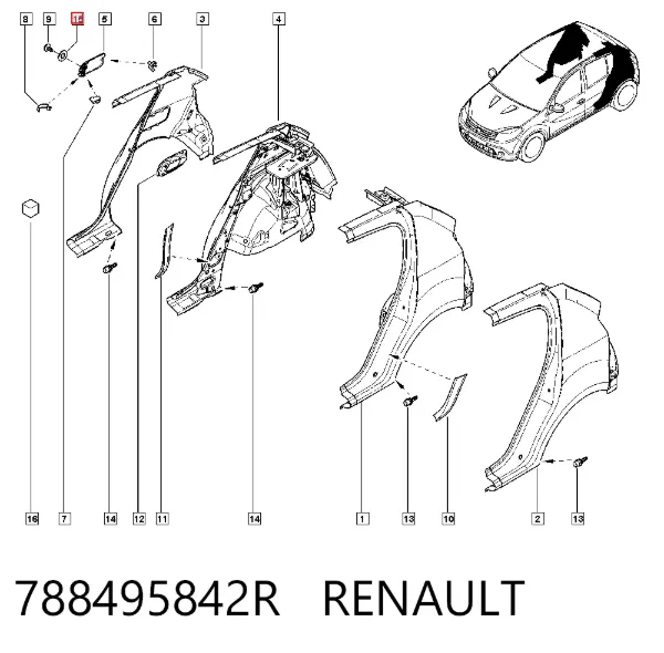  788495842R Renault (RVI)