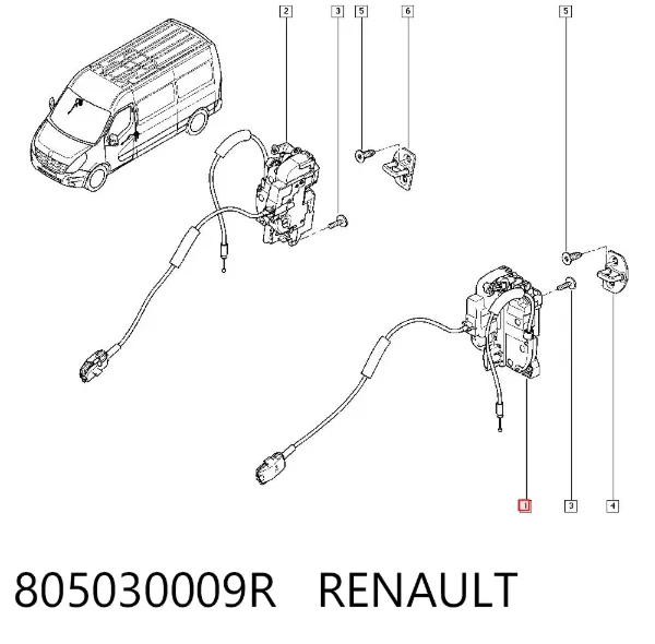 Cerradura 805030009R Renault (RVI)