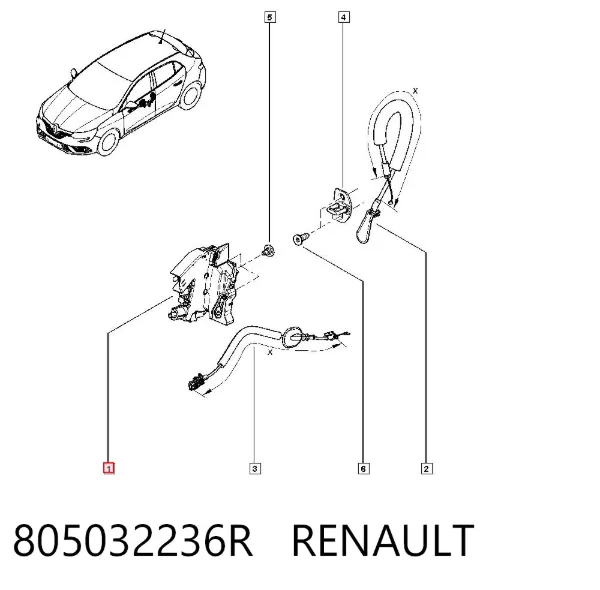 Cerradura 805032236R Renault (RVI)