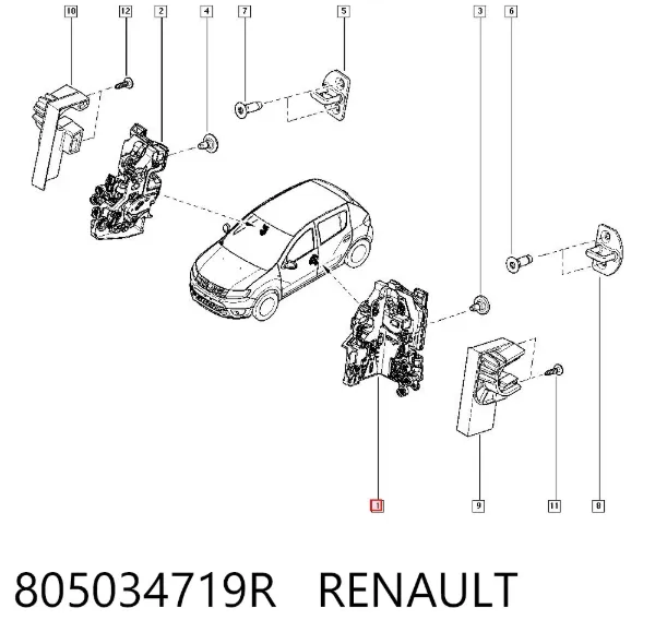 Cerradura 805034719R Renault (RVI)