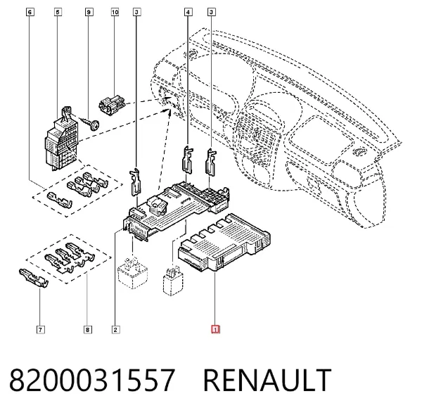 ECU 8200031557 Renault (RVI)