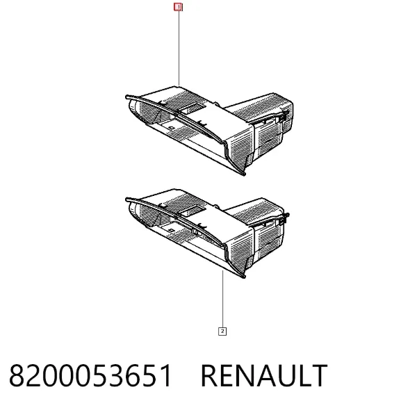 Guantera 8200053651 Renault (RVI)