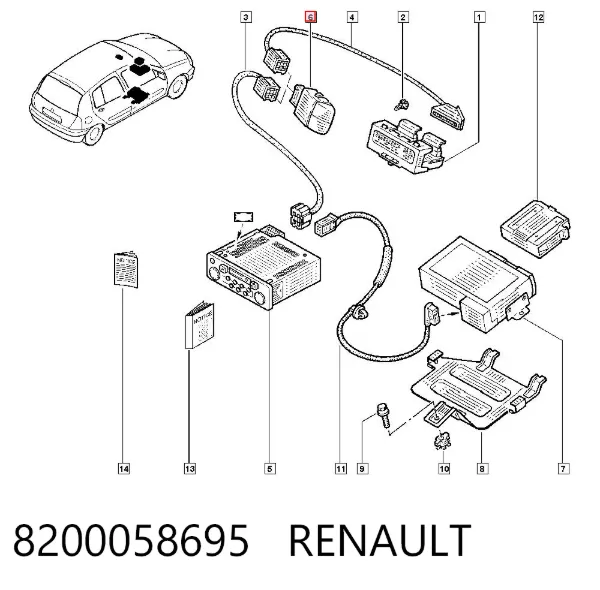 8200058695 Renault (RVI)