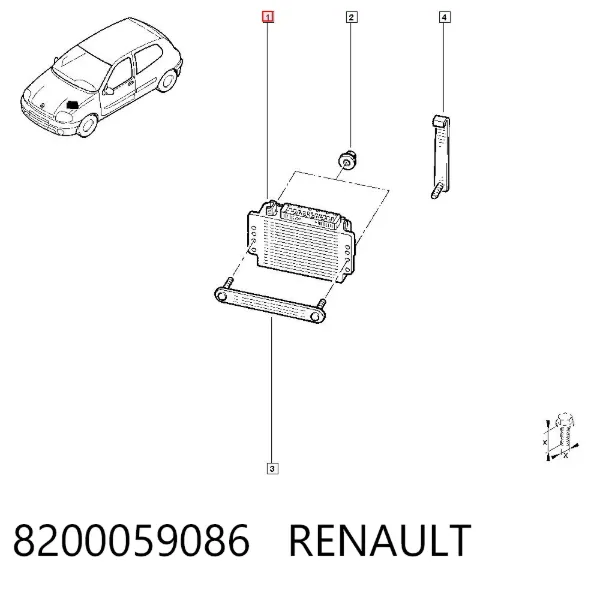 ECU 8200059086 Renault (RVI)