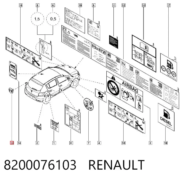  8200076103 Renault (RVI)