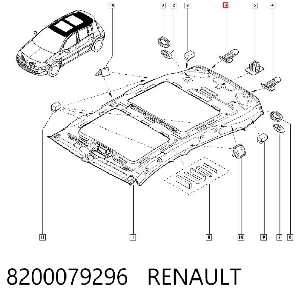  8200079296 Renault (RVI)