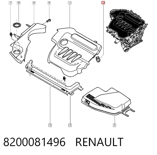 8200081496 Renault (RVI)