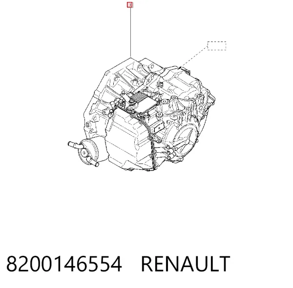 Caja de cambios automática 8200146554 Renault (RVI)