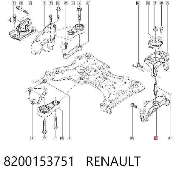  8200153751 Renault (RVI)