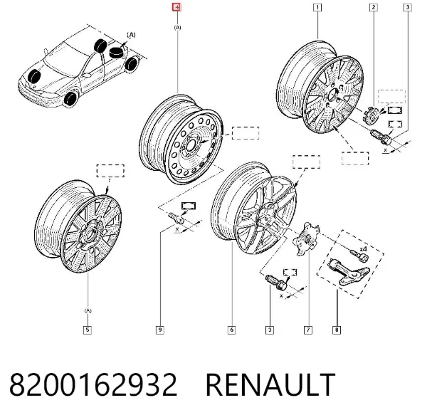  8200162932 Renault (RVI)