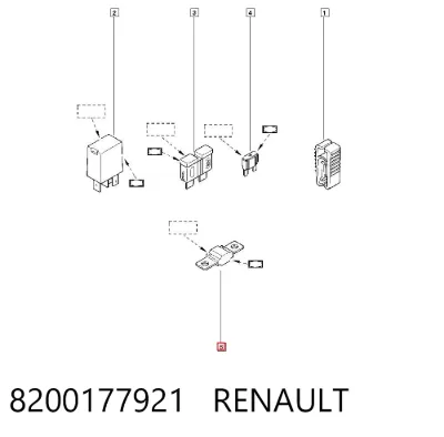 Fusible RENAULT 8200177921