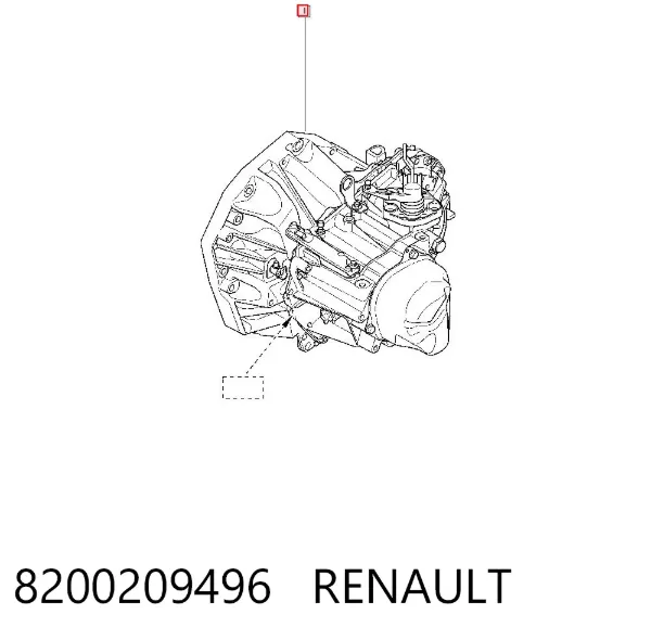 Sensor de marcha atrás 8200209496 Renault (RVI)