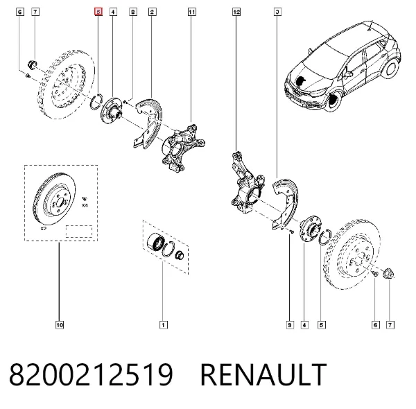 8200212519 Renault (RVI)