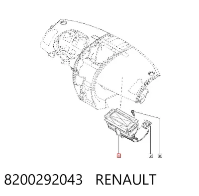 Airbag del pasajero RENAULT 8200292043