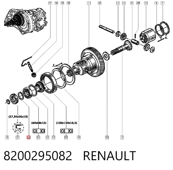  8200295082 Renault (RVI)