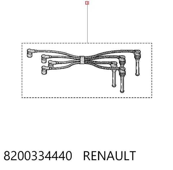 Cables de bujías 8200334440 Renault (RVI)