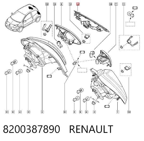  8200387890 Renault (RVI)