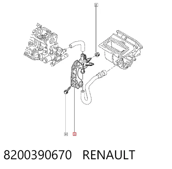 Calefactor autónomo 8200390670 Renault (RVI)