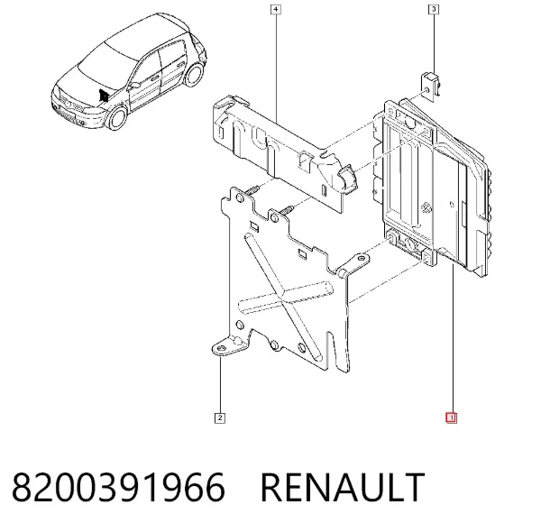 ECU 8200391966 Renault (RVI)