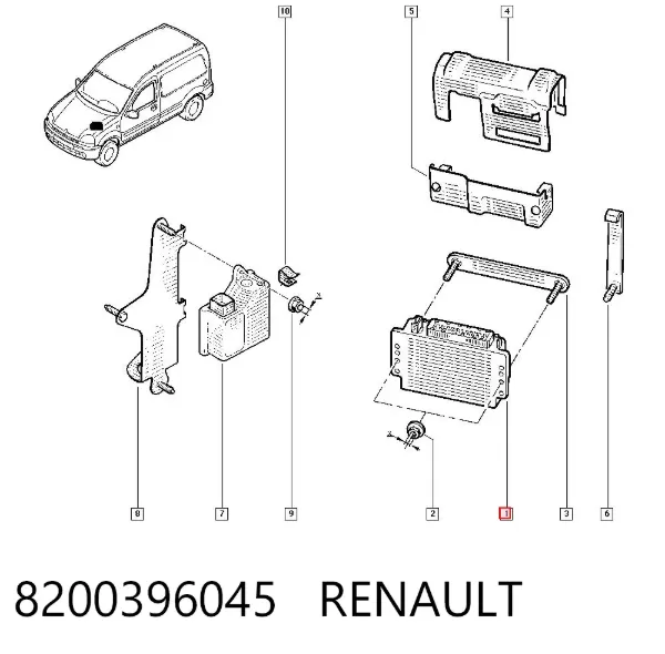 ECU 8200396045 Renault (RVI)