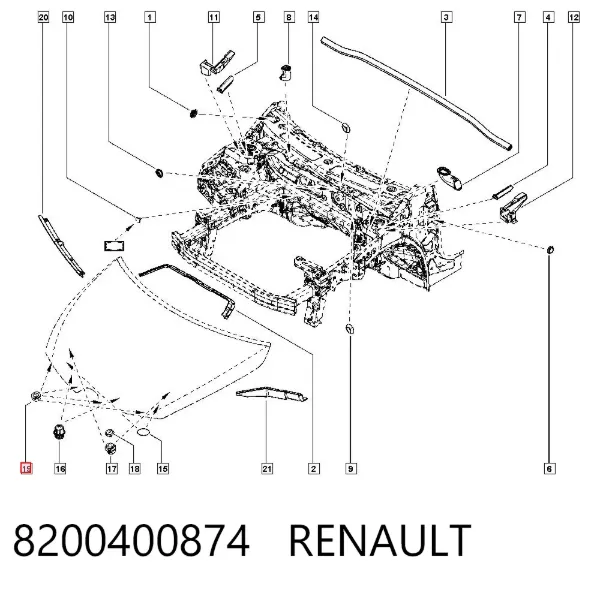  8200400874 Renault (RVI)