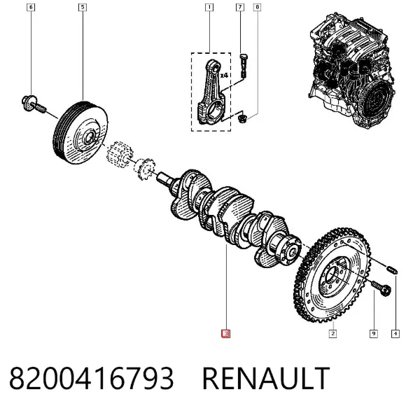 Cigüeñal Renault Laguna II