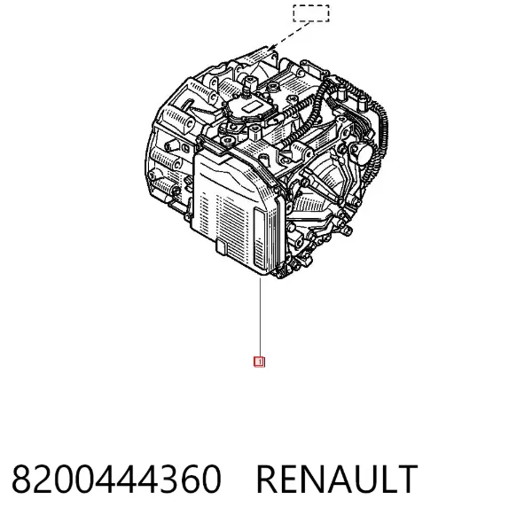 Caja de cambios automática 8200444360 Renault (RVI)