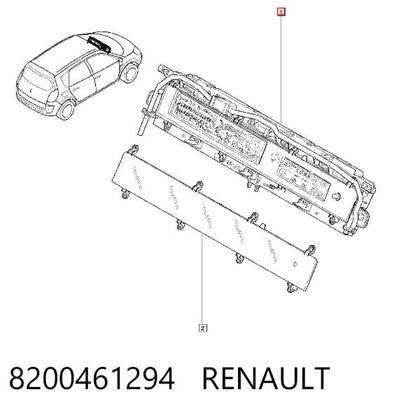 Cuadro instrumentos 8200461294 Renault (RVI)