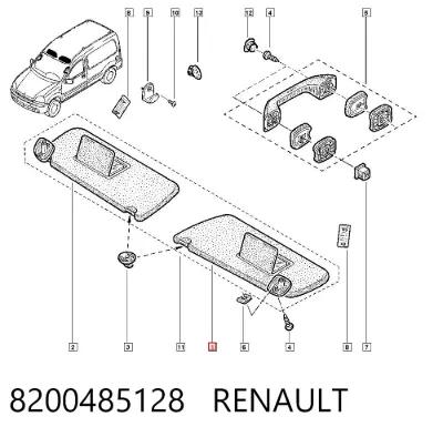 Visera parasol RENAULT 8200485128