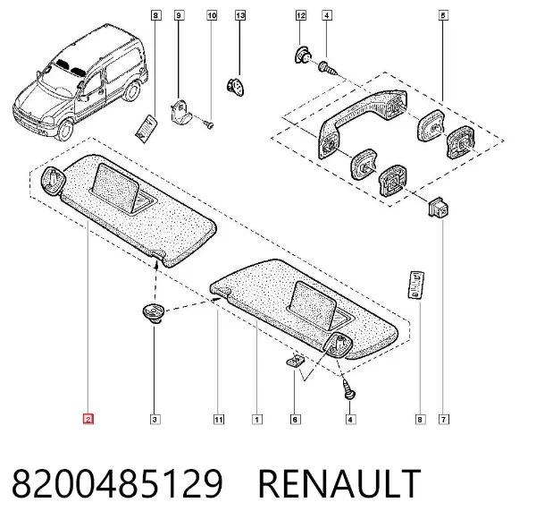 Parasol 8200485129 Renault (RVI)